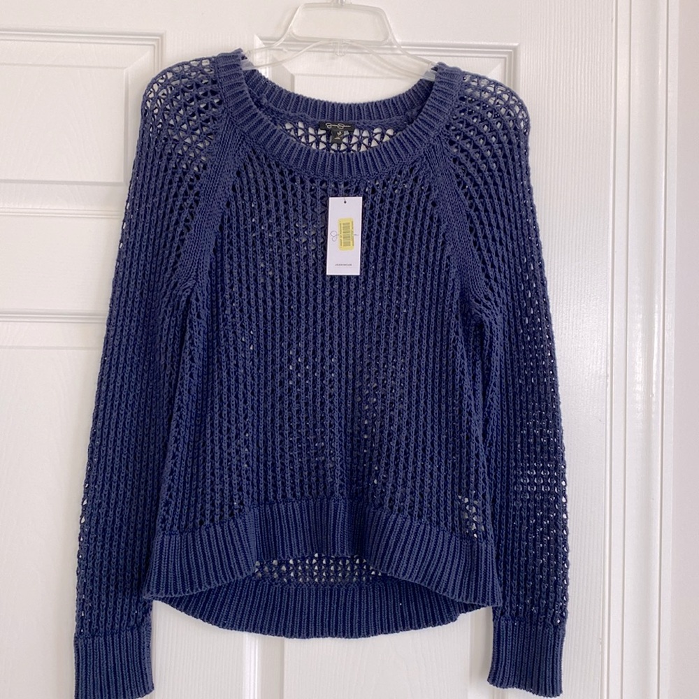 Jessica Simpson Navy Sweater size medium